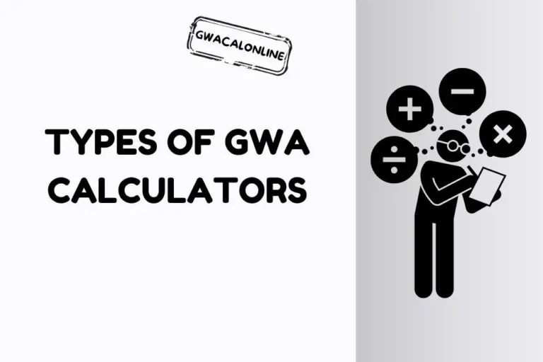 types of gwa calculators